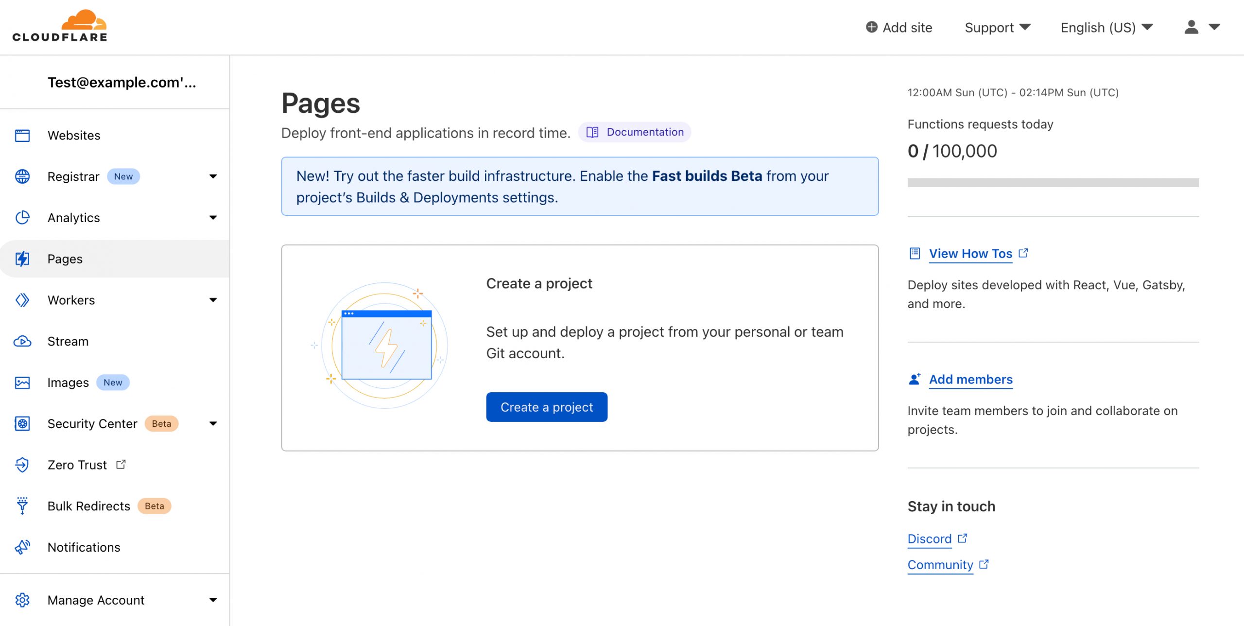 Deploy HTML project design using Cloudflare Pages